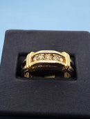 Ring - Wedding Band - White Gold 14k (.585) 7.2 grams Size 10.5