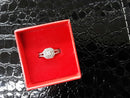 Ring - Engagement Set - White Gold 10k (.417) 4.5 grams Size 7