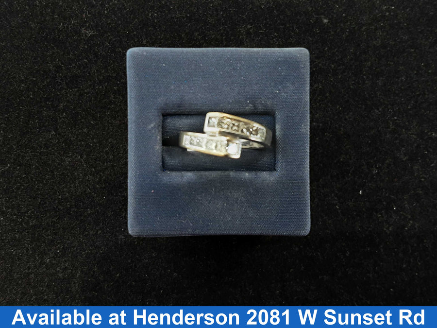 Ring - Wedding Band - White Gold 18k (.750) 5.5 grams Size 20