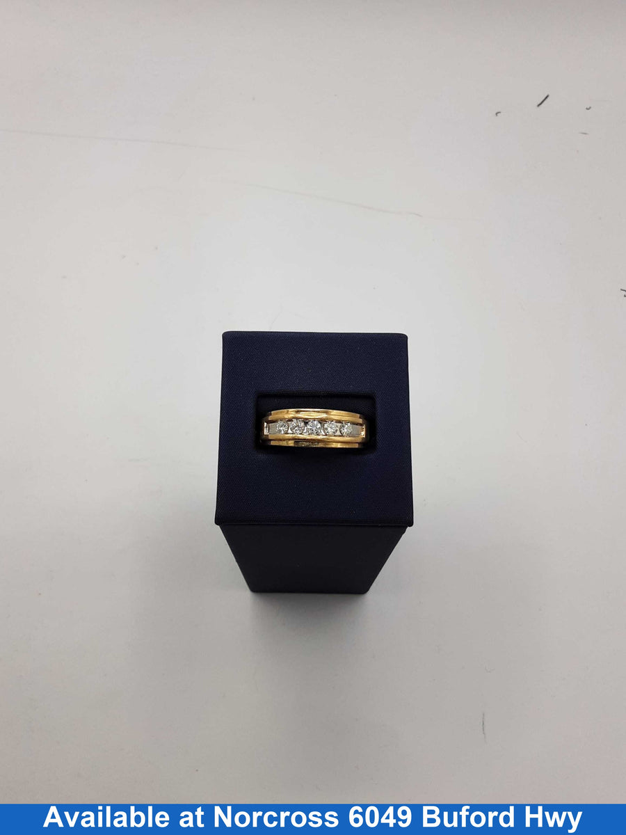 Ring - Wedding Band - Yellow Gold 10k (.417) 6.5 grams Size 20