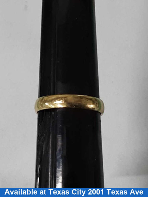 Ring - Wedding Band - Yellow Gold 10k (.417) 2.5 grams Size 20