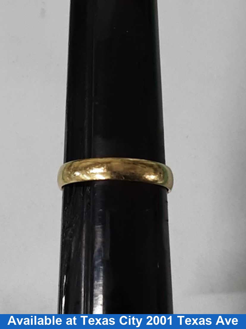 Ring - Wedding Band - Yellow Gold 10k (.417) 2.5 grams Size 20