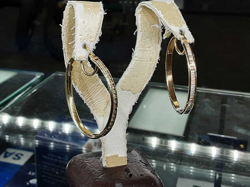 Bangle Earrings - Yellow Gold 10k (.417) 6 grams