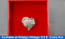 Women's Ring - White Gold 10k (.417) 4.7 grams Size 20