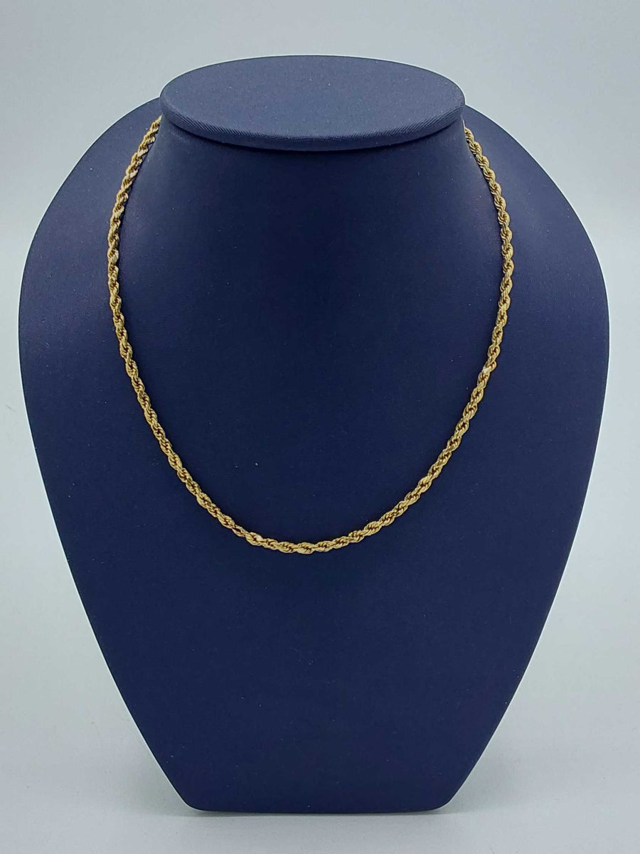 Rope Chain - Yellow Gold 14k (.585) 3.2 grams 20 inch