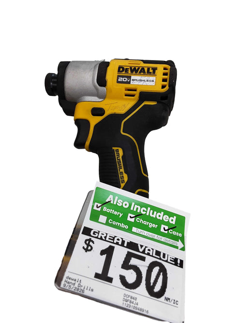 Dewalt Dcf840 Yellow Hand Drill