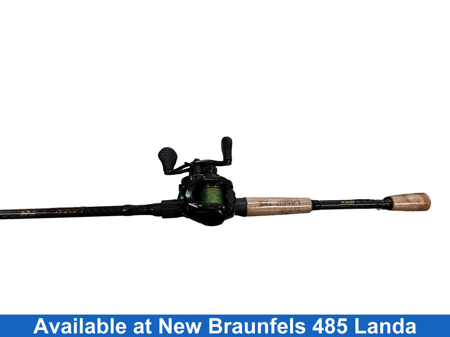 Lew's Laser Txs Black Fishing Rod & Reel Combo
