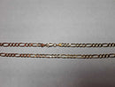 Figaro Bracelet - Yellow Gold 14k (.585) 22.7 grams 24 inch