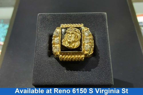 Men's Ring - Yellow Gold 14k (.585) 11 grams Size 9.5
