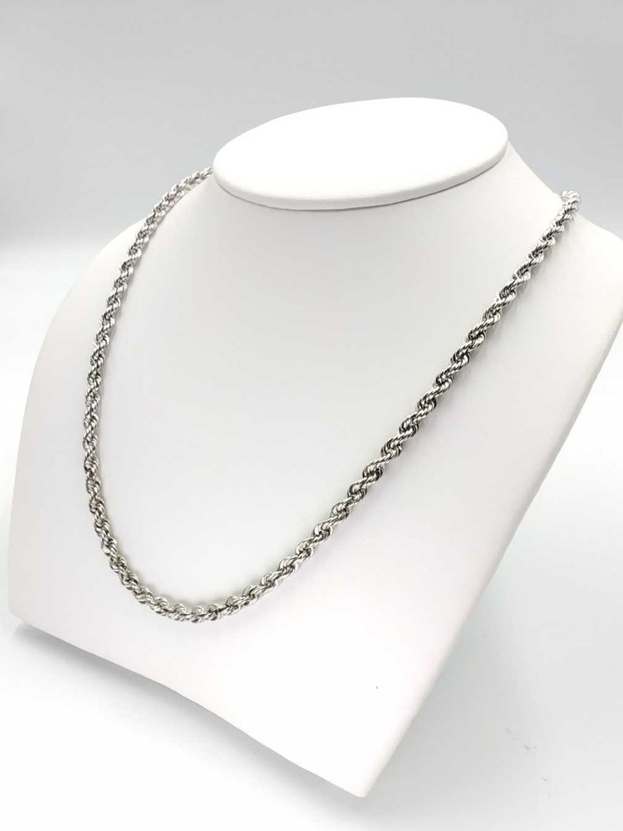 Rope Chain - White Gold 14k (.585) 6.1 grams 20 inch
