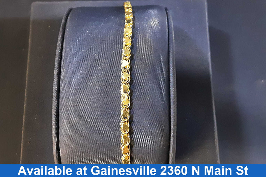Bracelet - Yellow Gold 14k (.585) 3.5 grams 9 inch
