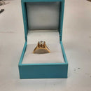 Women's Ring - Solitaire - Yellow Gold 14k (.585) 4.6 grams Size 6.5