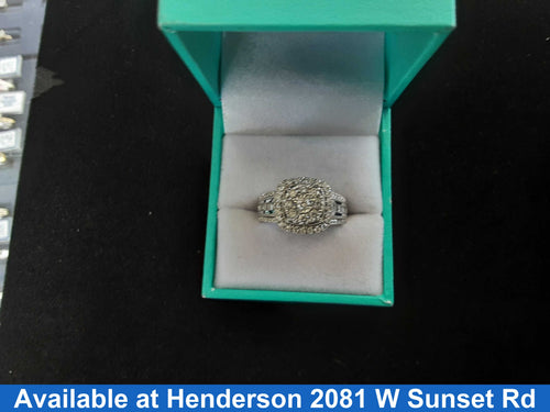 Ring - Wedding Set - White Gold 10k (.417) 5.5 grams Size 6.5