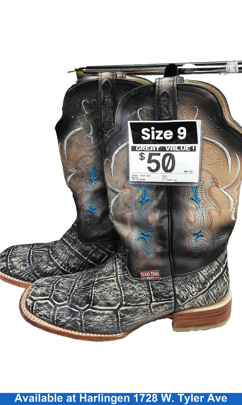 Texas Town Boots 8204 Black