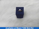 Women's Ring - Solitaire - White Gold 18k (.750) 9.8 grams Size 4.5