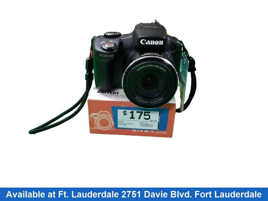 Canon Sx50 Hs Black Digital Camera