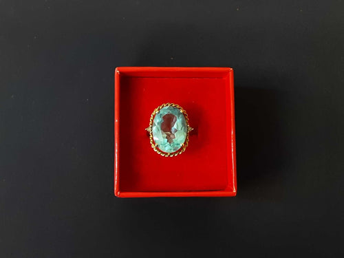 Women's Ring - Yellow Gold 14k (.585) 5.8 grams Size 20