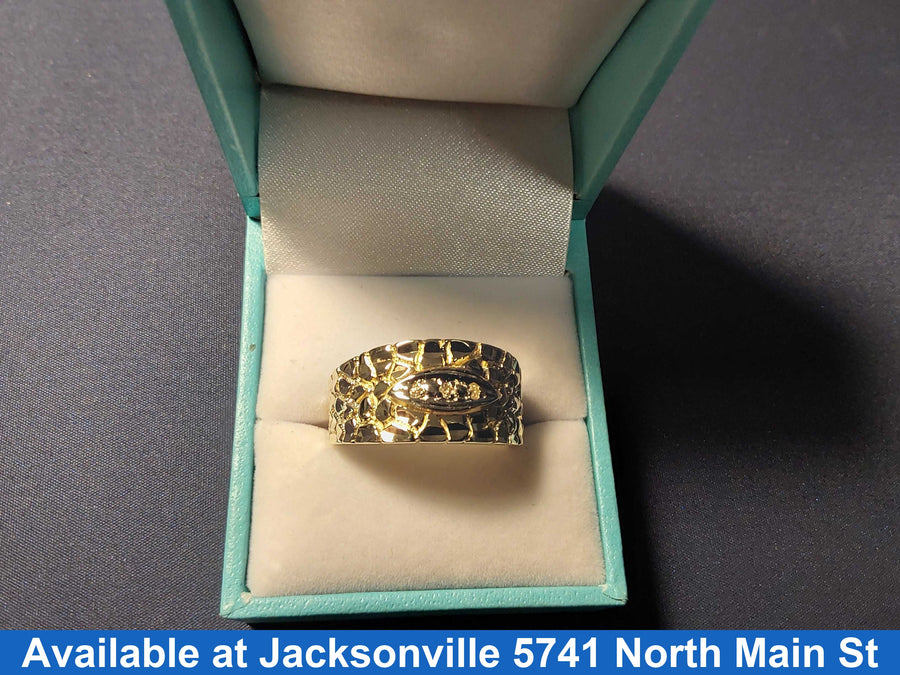 Men's Ring - Yellow Gold 14k (.585) 7.9 grams Size 10.5