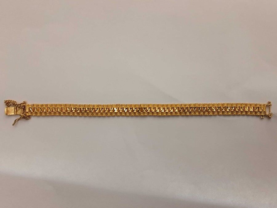 Bracelet - Yellow Gold 22k (.917) 32.9 grams 6 inch