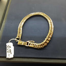 Herringbone Bracelet - Yellow Gold 18k (.750) 30.5 grams 8 inch