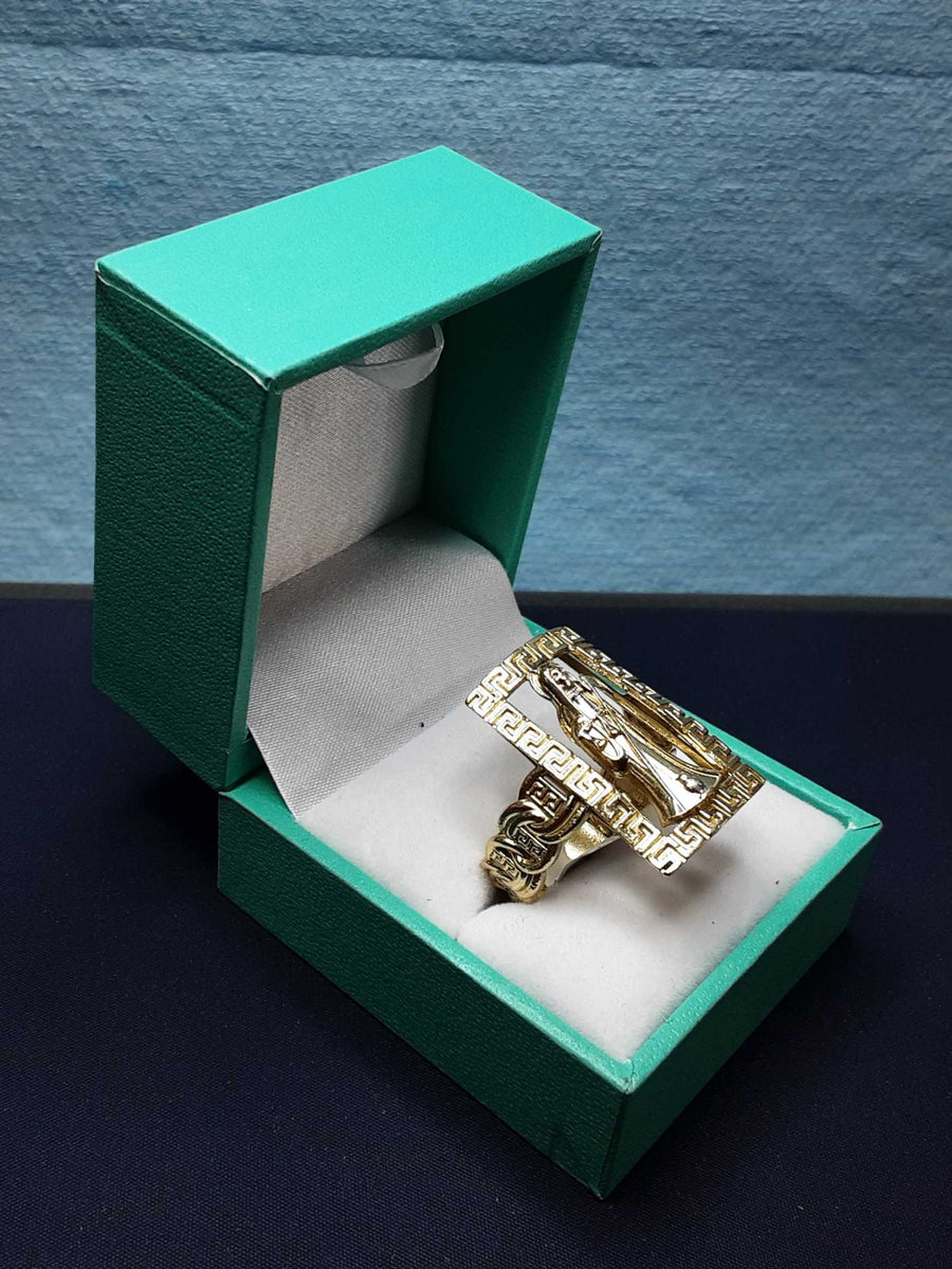 Men's Ring - Yellow Gold 10k (.417) 8 grams Size 9