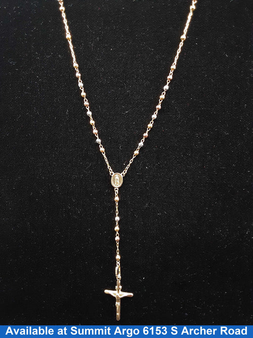 Religious Pendant - Tricolor Gold 14k (.585) 6.3 grams