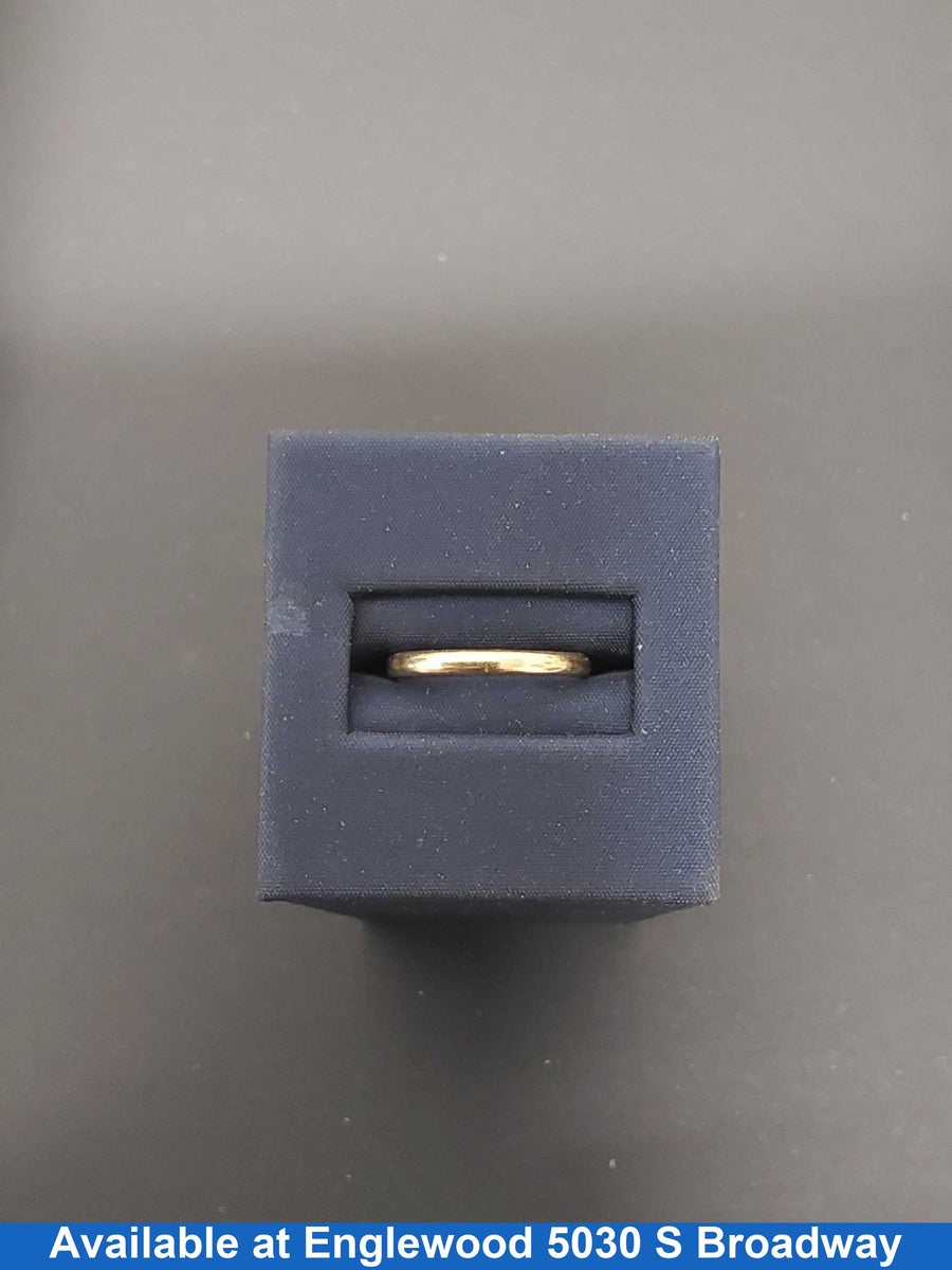 Ring - Wedding Band - Yellow Gold 14k (.585) 1.5 grams Size 7