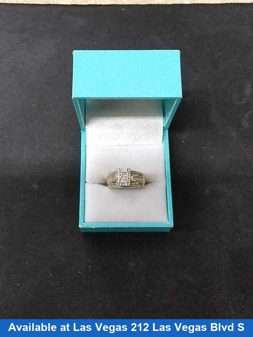 Women's Ring - Yellow Gold 10k (.417) 3.2 grams Size 20