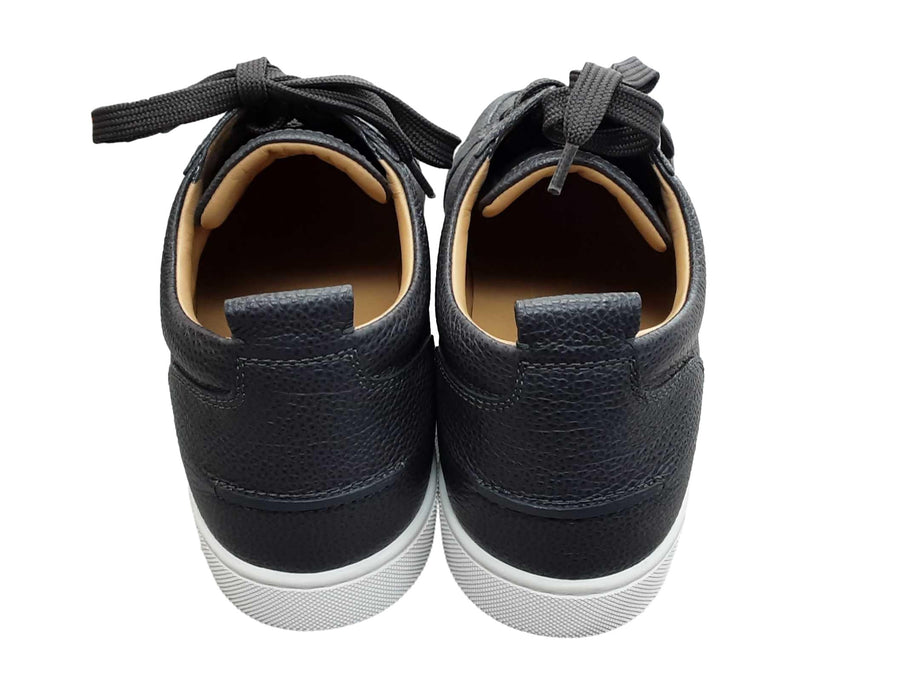 Christian Louboutin Rantulow Grained Leather Sneaker Gray
