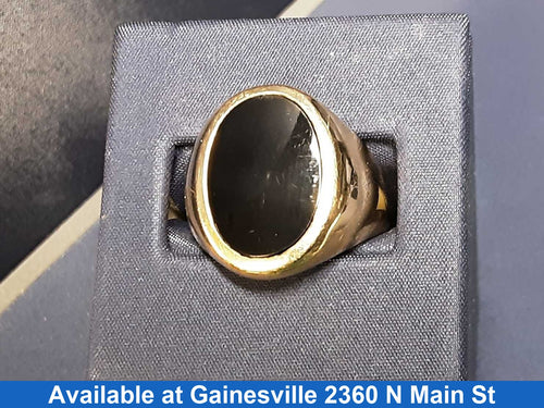 Men's Ring - Yellow Gold 14k (.585) 12.5 grams Size 10