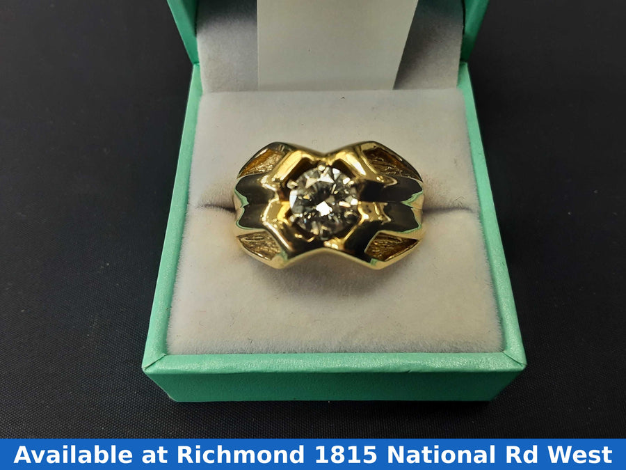 Men's Ring - Yellow Gold 14k (.585) 15.4 grams Size 13