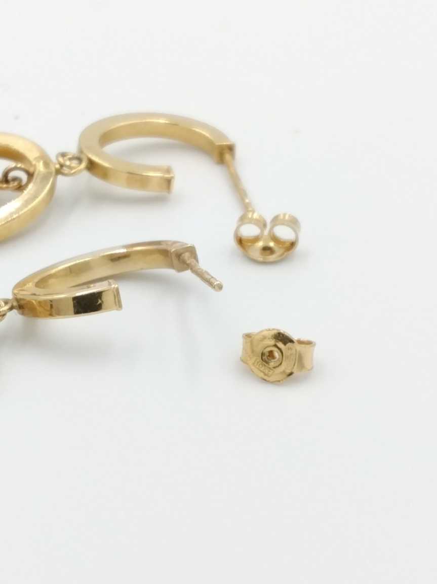 Hoop Earrings - Yellow Gold 10k (.417) 3 grams