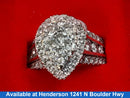 Women's Ring - White Gold 14k (.585) 9.6 grams Size 8.5