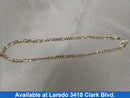 Figaro Chain - Yellow Gold 10k (.417) 14.6 grams 22 inch