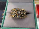 Women's Ring - Yellow Gold 14k (.585) 7.5 grams Size 8