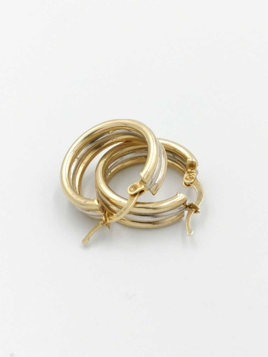 Bangle Earrings - Yellow Gold 14k (.585) 3.8 grams