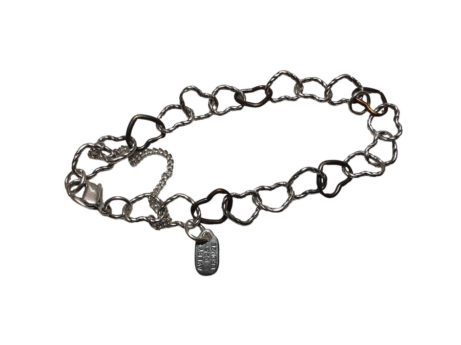 James Avery Twisted Wire Connected Hearts Charm Bracelet Silver Other Collectible