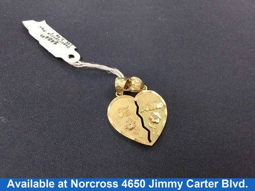 Pendant - Yellow Gold 14k (.585) 3.4 grams