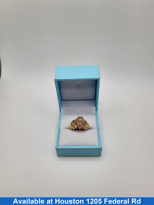 Women's Ring - Yellow Gold 14k (.585) 7.1 grams Size 5