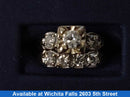 Ring - Engagement Set - White Gold 14k (.585) 4.9 Grams Size 8 1/4