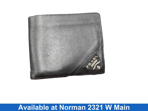 Prada Milano Dal 1913 Black Wallet