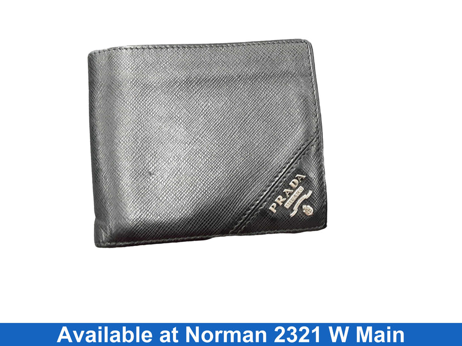 Prada Milano Dal 1913 Black Wallet