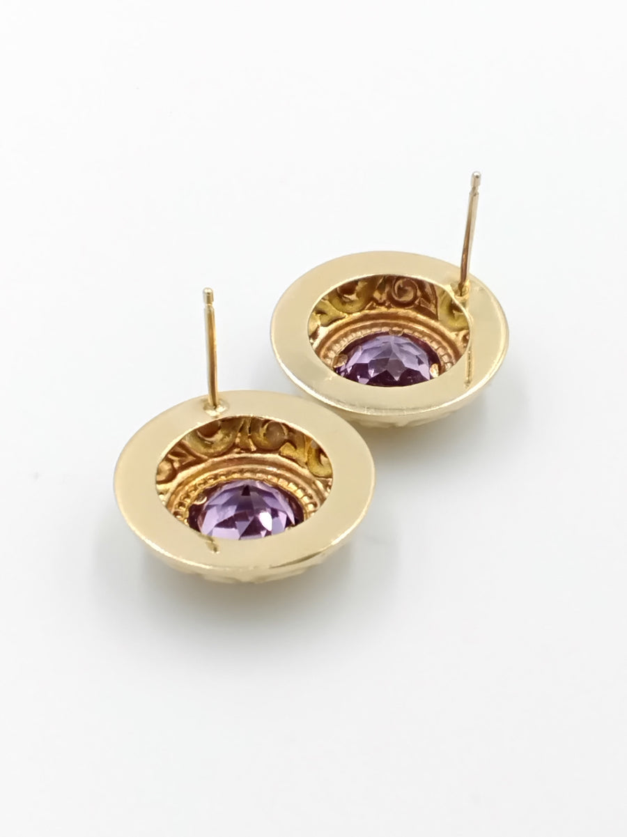 Earrings - Yellow Gold 14k (.585) 3.3 grams