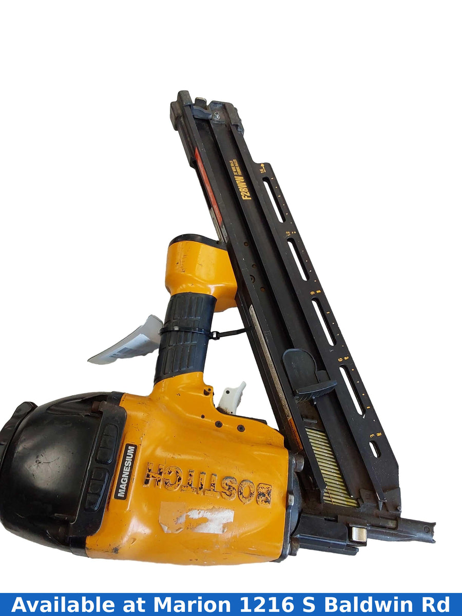 Bostitch F28ww Yellow Pneumatic Framing Nailer