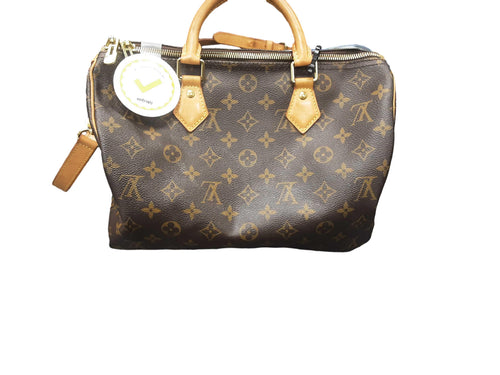 Louis Vuitton Monogram Speedy Bandouliere 30 Brown Purse / Handbag