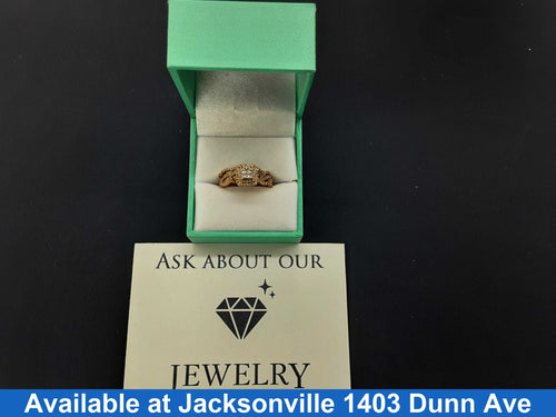 Ring - Engagement Set - Rose Gold 10k (.417) 4.8 grams Size 7