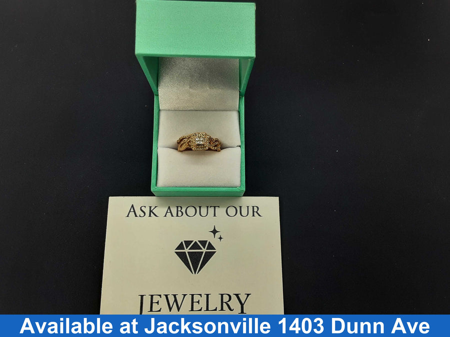 Ring - Engagement Set - Rose Gold 10k (.417) 4.8 grams Size 7
