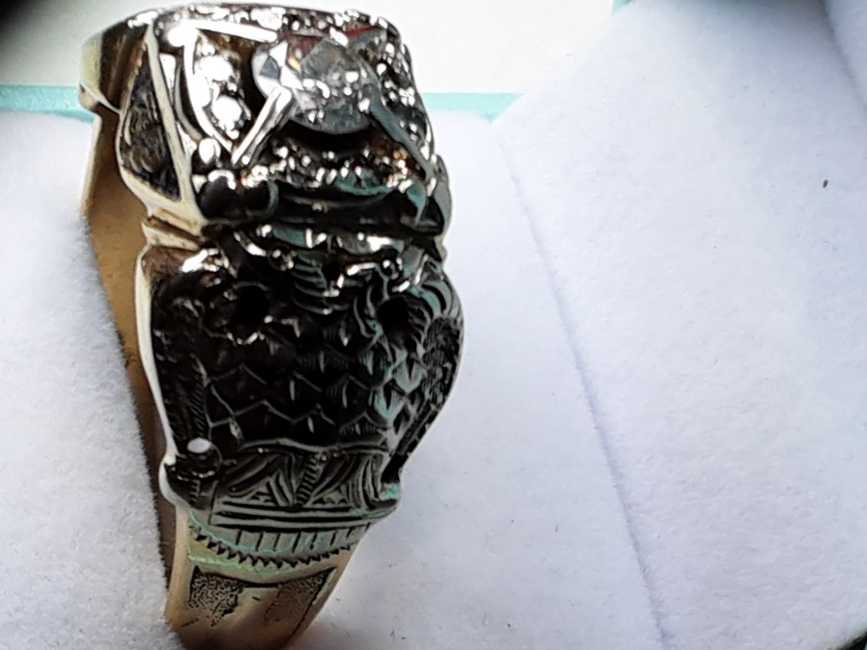 Men's Ring - Yellow Gold 14k (.585) 17.4 grams Size 14.5