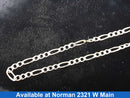 Figaro Chain - Yellow Gold 14k (.585) 11.5 grams 26 inch