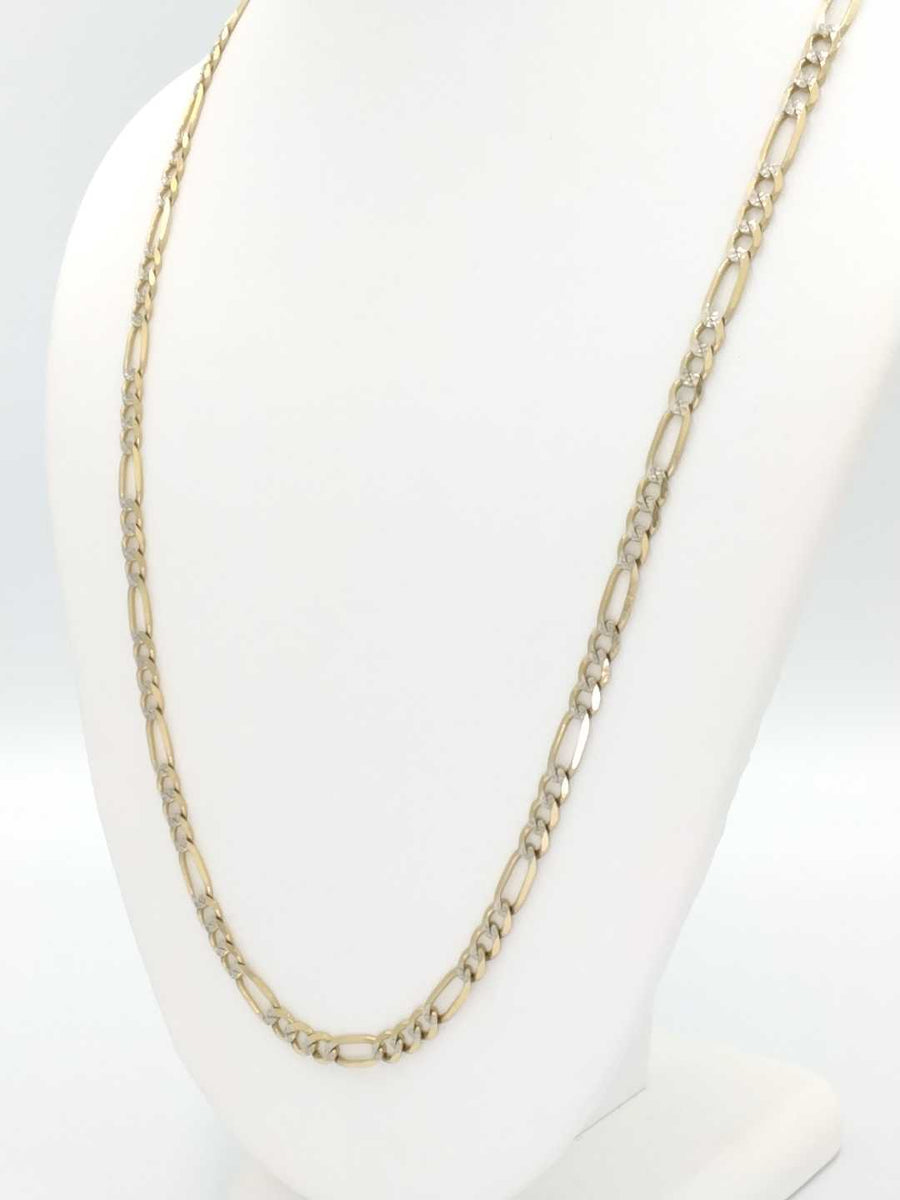 Figaro Chain - Yellow Gold 10k (.417) 16.2 grams 28 inch